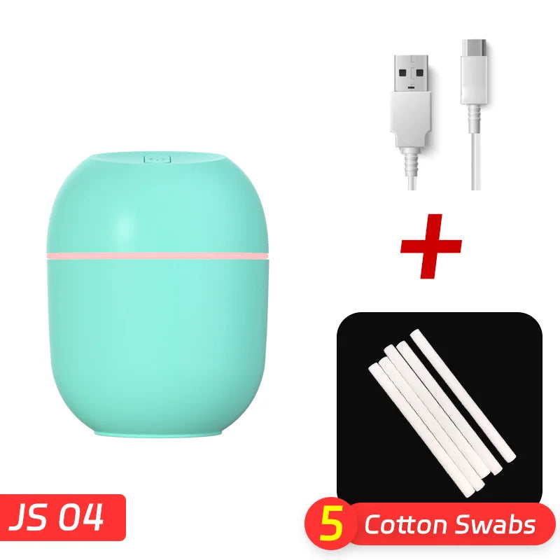 Portable USB Water-Drop Humidifier – Mini Desktop Home Mist Atomizer