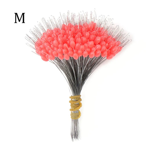 300Pcs Silicone Fishing Float Stoppers – Anti-Strand Space Beans for Line Control & Depth Setting