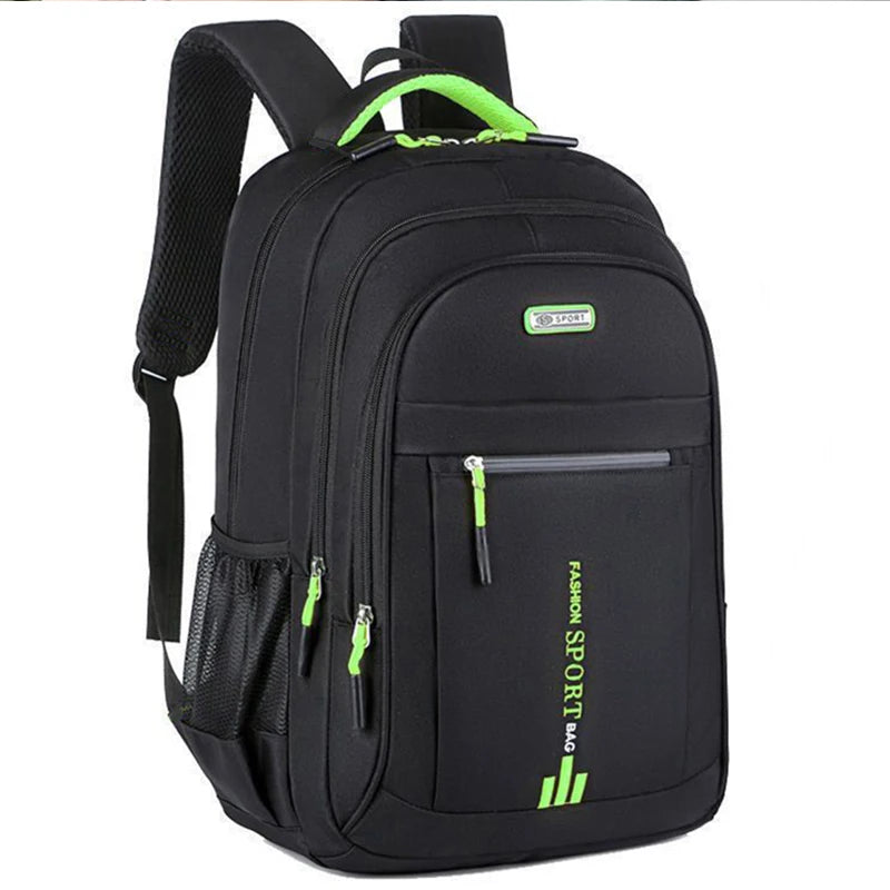 Spring new backpack male leisure business travel backpack Large capacity junior high school bag female computer men's bag