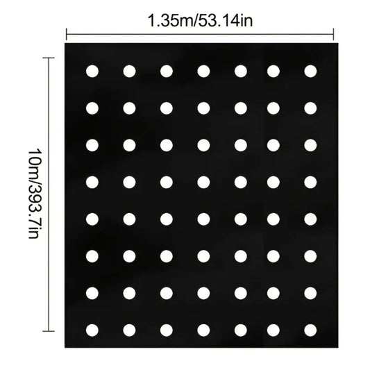 Grow Your Vegetables with Our High-Quality Black Plastic MulchFilm - Perfect for Greenhouses and Plant Protection!