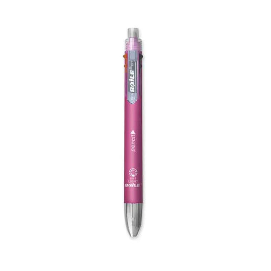 6-in-1 Creative Multicolor Ballpoint Pen Push Type Pens Multifunction Personality Six Colors Press Pens School Office Supply