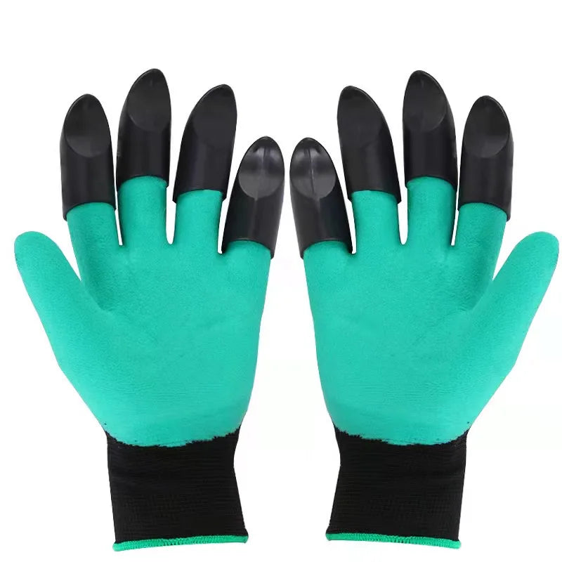 Claw Gardening Gloves – Digging & Planting Gloves with Built-In Claws for Weeding