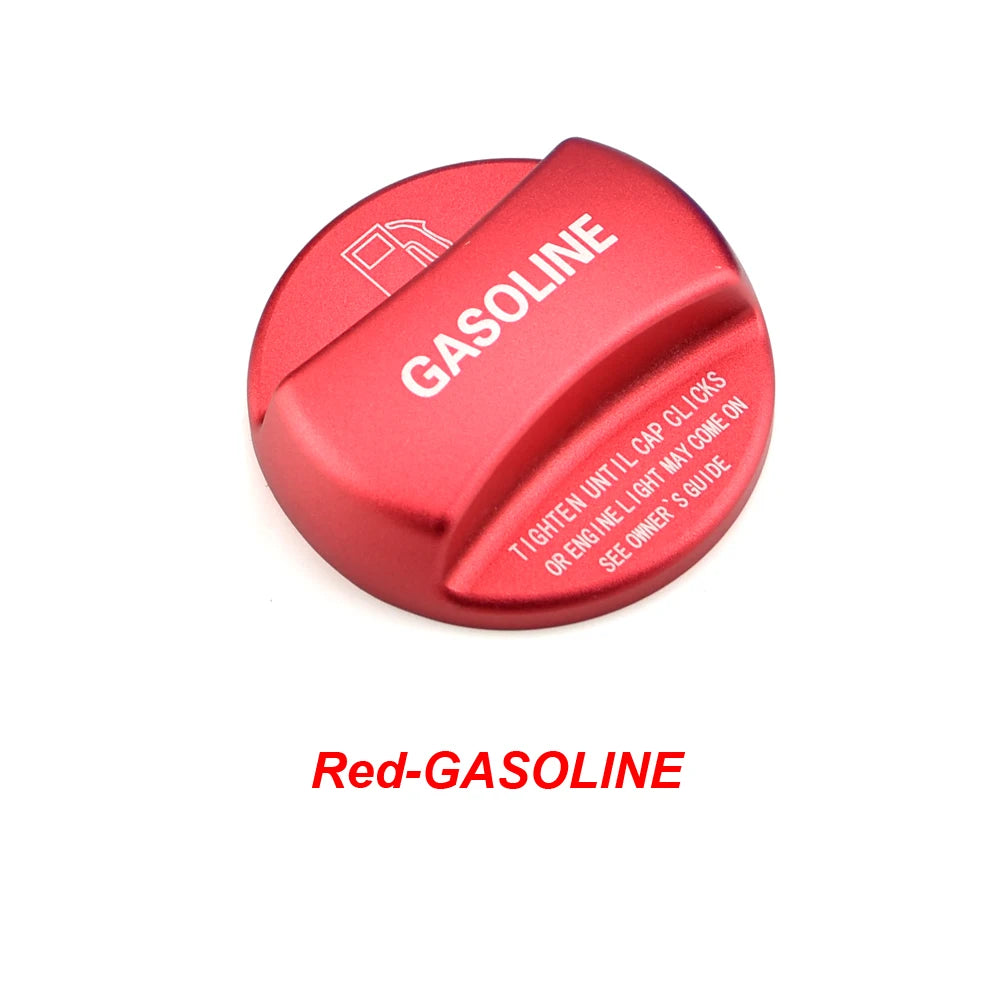 Red Blue Car Gasoline Petro Diesel Fuel Tank Decoration Oil Filler Cover Cap Trim Universal for BMW 1 2 3 4 5 7 Series Car Acces