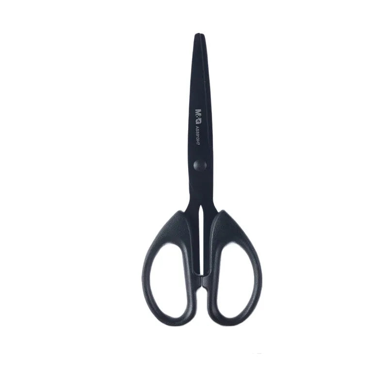 M&G 160mm Stainless Steel Scissors – Durable Household Scissors with Wear-Resistant Black Blade for Office & Everyday Use