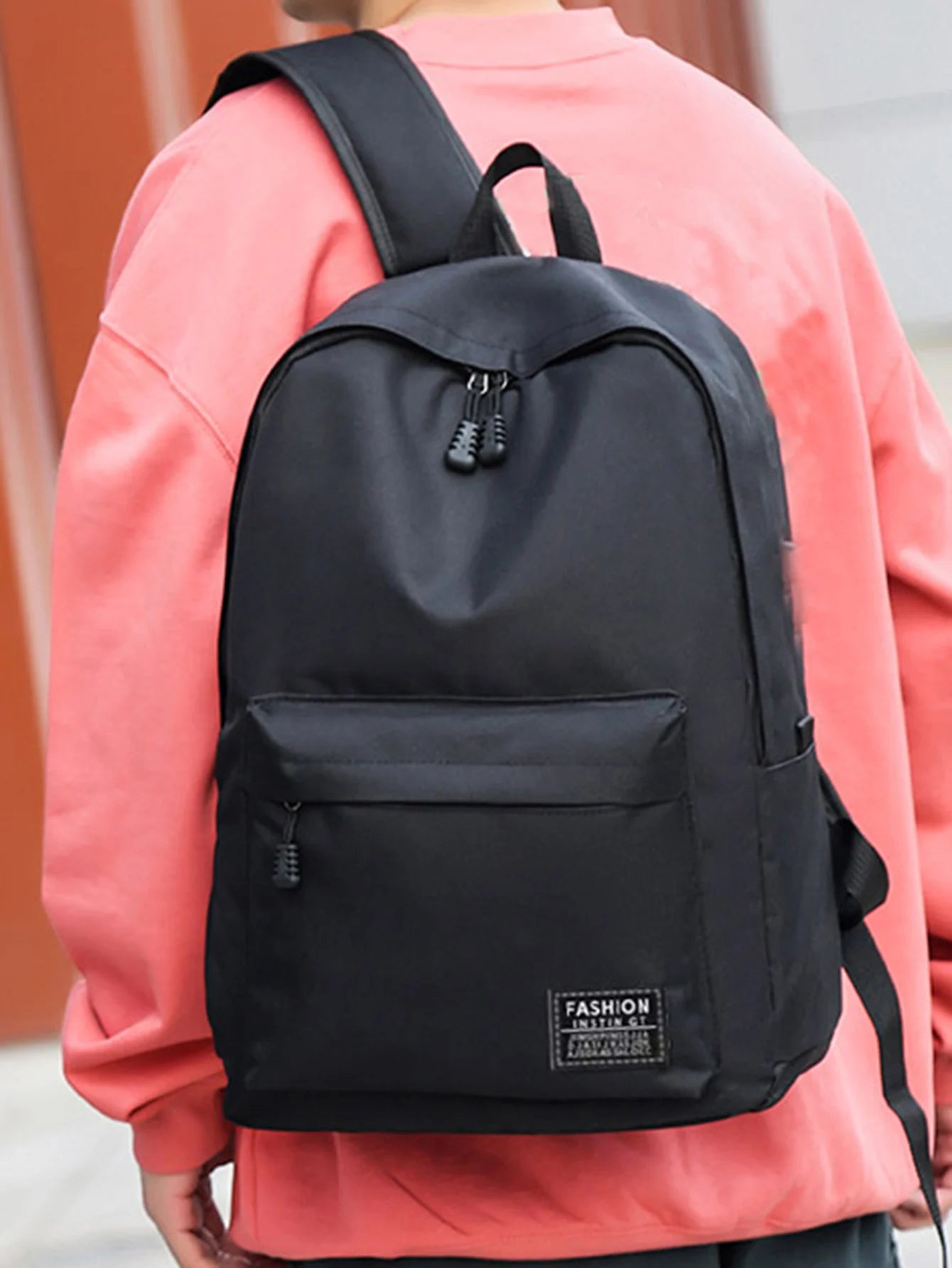 Men’s Korean Style School Backpack – Large Capacity Shoulder Laptop Bag for Travel, Study & Commuting