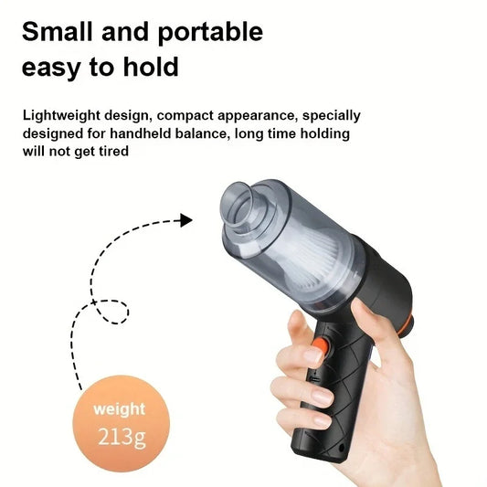 Wireless Handheld Car Vacuum – Cordless Auto Vacuum Cleaner 5500 Pa High Suction for Home & Car