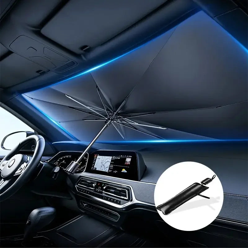 Universal Car Window Sunshade – Side & Front Windshield Heat Insulation & Sun Protection Cover