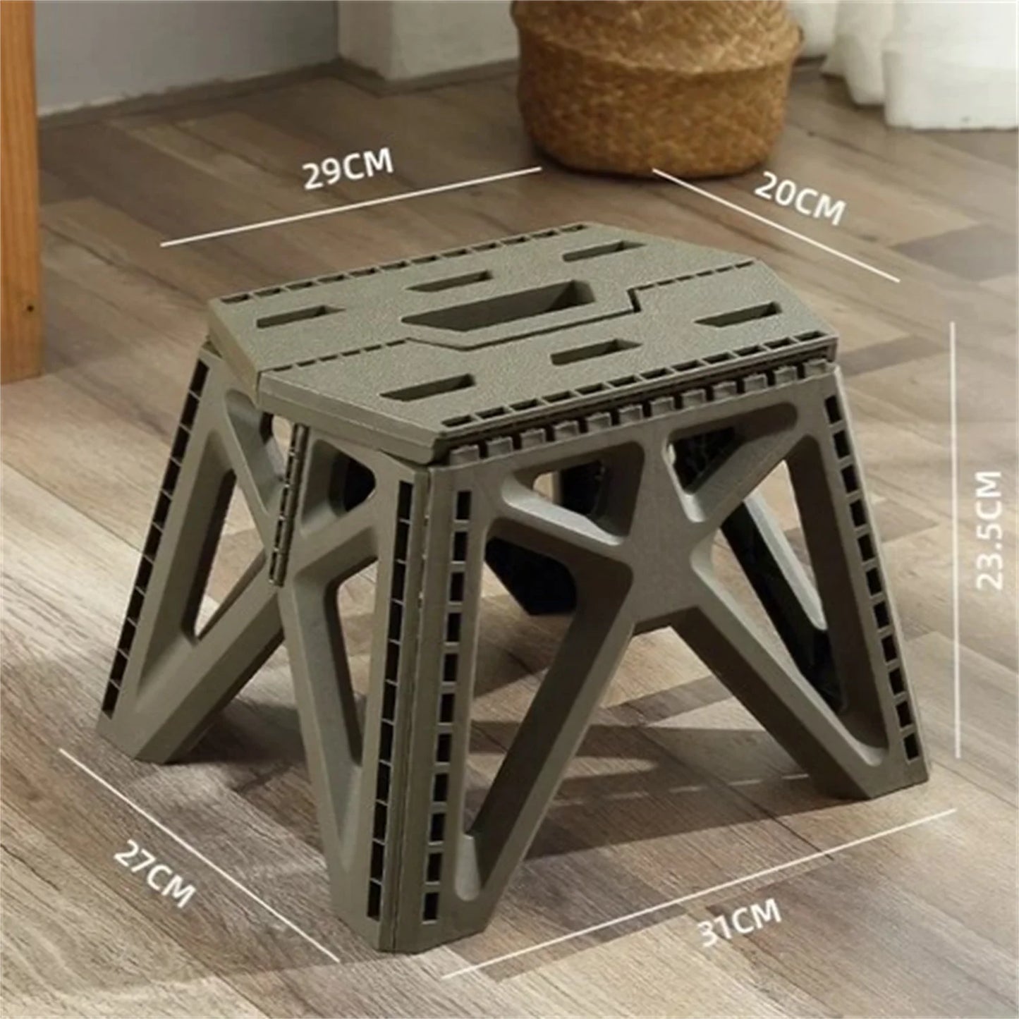Outdoor Folding Stool – Portable High Load-Bearing Camping Chair for Fishing, Beach & Travel