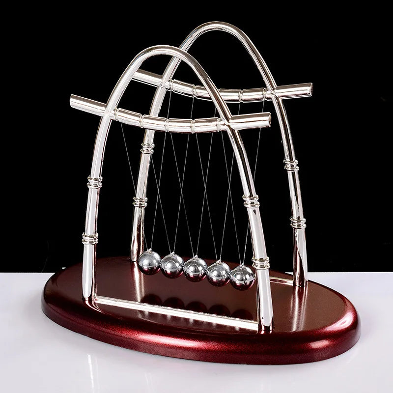 Christmas Newton’s Cradle – Plastic Pendulum Balls for Stress Relief, Office Decor & Creative Gifting