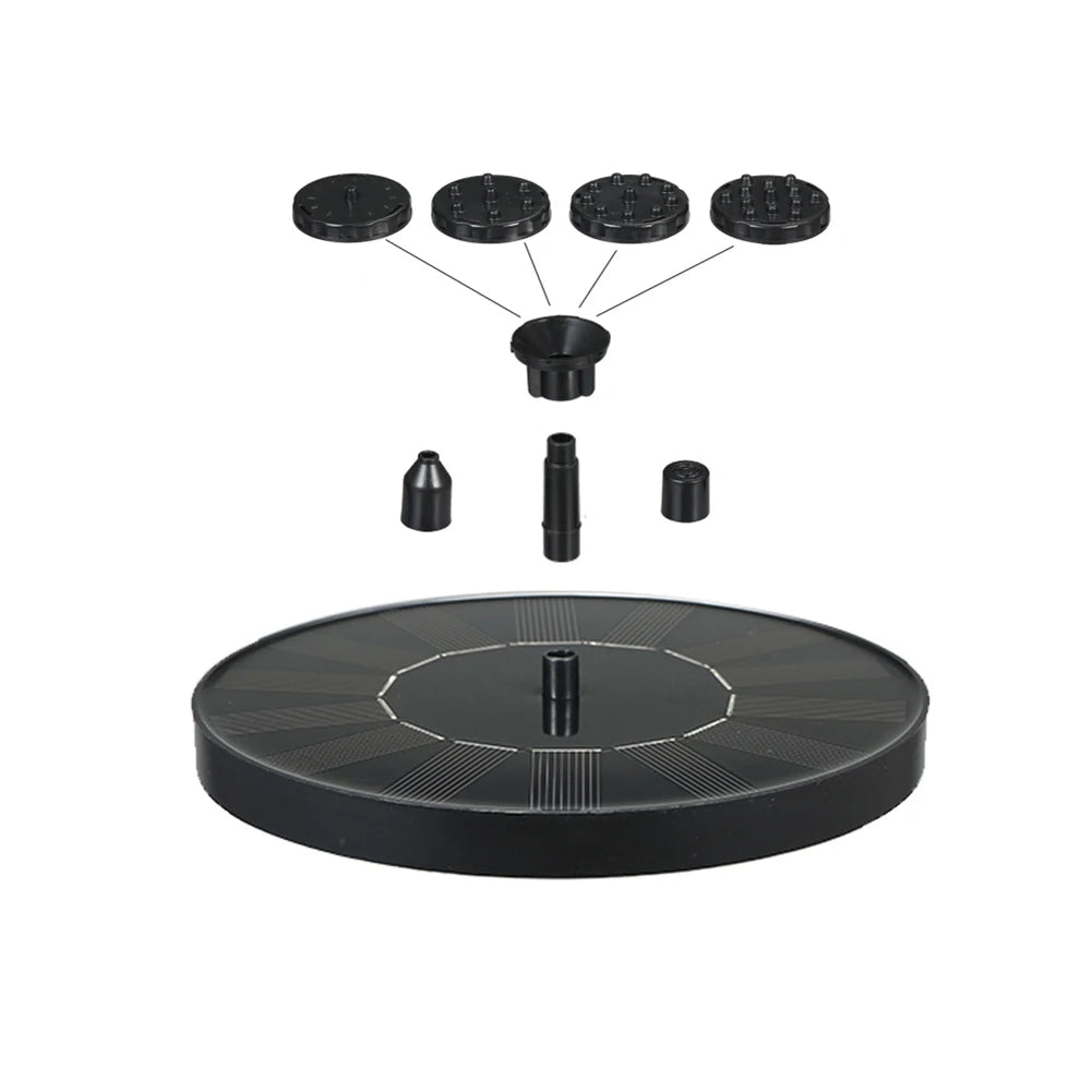 5W 5V Water Fountain Garden Decoration with Stake Solar Power Panel Water Pump Watering System Energy Saving Kits for Fish Tank