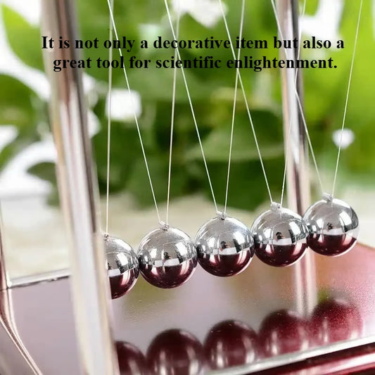 Christmas Newton’s Cradle – Plastic Pendulum Balls for Stress Relief, Office Decor & Creative Gifting