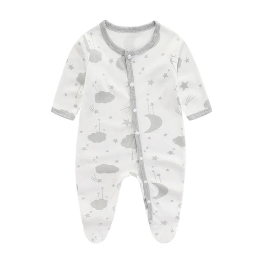 Newborn Girl Romper 2023 – Autumn Winter Soft Cotton Infant Onepiece for 0-9 Months