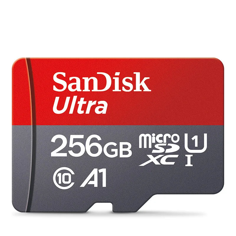 100% Original SanDisk Micro tf Card 256GB 128GB 64GB 32GB A1 Class 10 Memory Card UHS-1 TF Flash Card for Samrtphone/PC