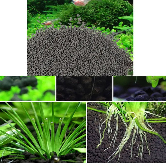 Black Aquarium Substrate Gravel – 100g Solid Black Sand for Fish Tanks, Succulent Planters & Vase Fillers