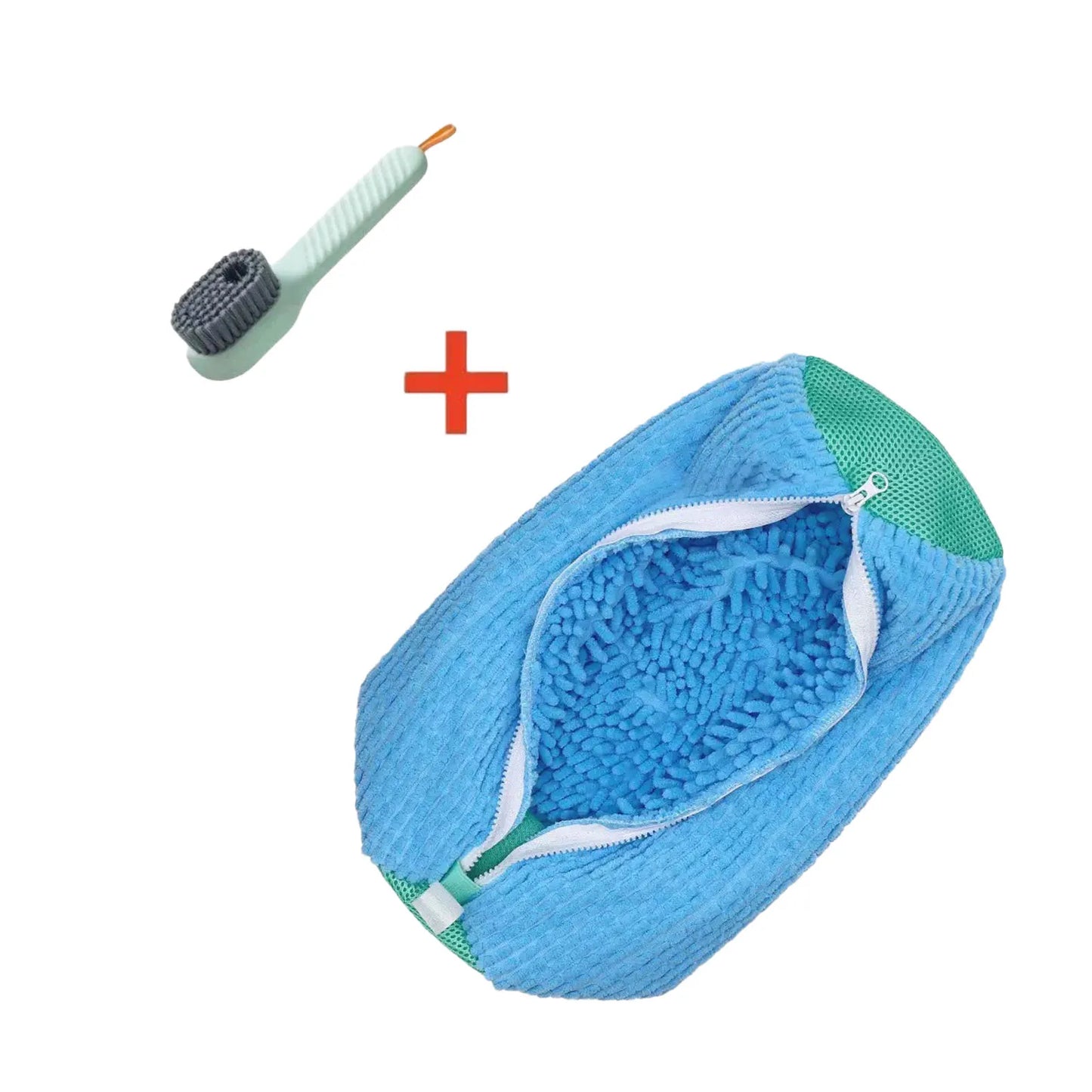 Durable Shoe Washing Machine Bag or brush for All Shoe Types,Ideal for Sneakers and Casual Shoes,Laundry Wash Bag