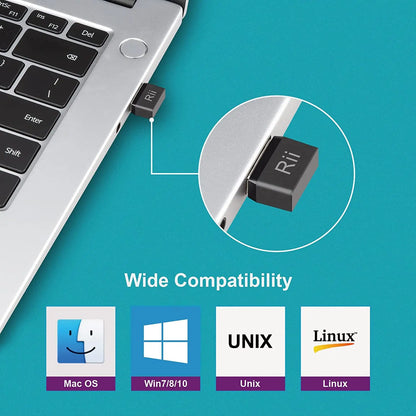 Rii RT301 USB Mouse Jiggler,Undetectable Mouse Mover Automatic Computer Mouse Mover Jiggler,Keeps Computer Awake,Simulate Mouse