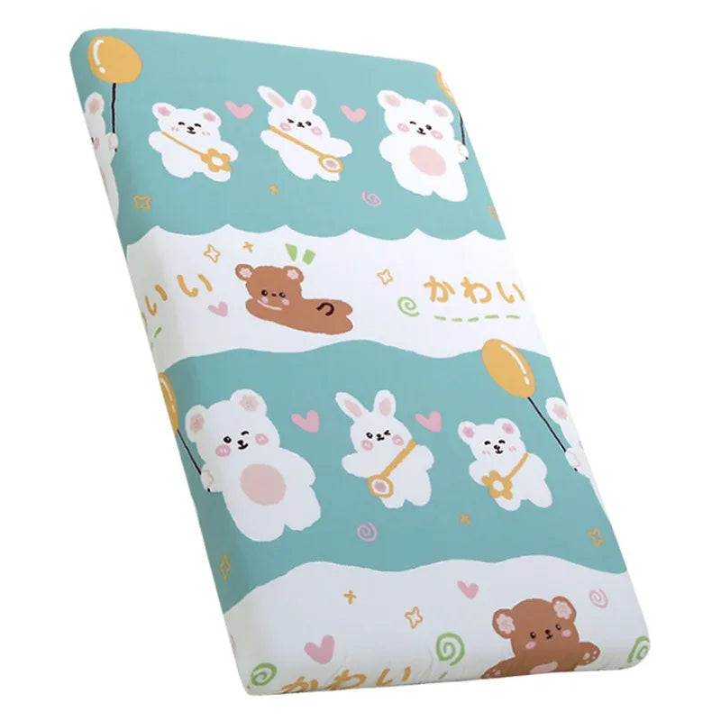 Fitted Bassinet Mattress Cover – Soft Crib Sheet for Newborns (90×50×5cm or 140×70×5cm)