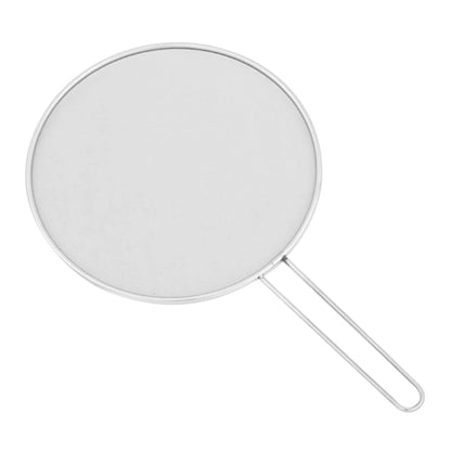Stainless Steel Cooking Splash Guard – Reusable Splatter Screen for Frying & Sautéing