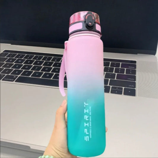 500ML/650ML/1000ML Large Capacity Sports Water Bottle – Leak Proof Portable Gym & Travel Hydration Jug