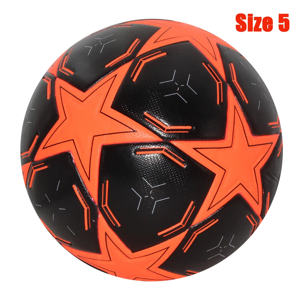 Standard Soccer Ball – Size 4 & 5 Seamless PU Football for Outdoor Sports & Training