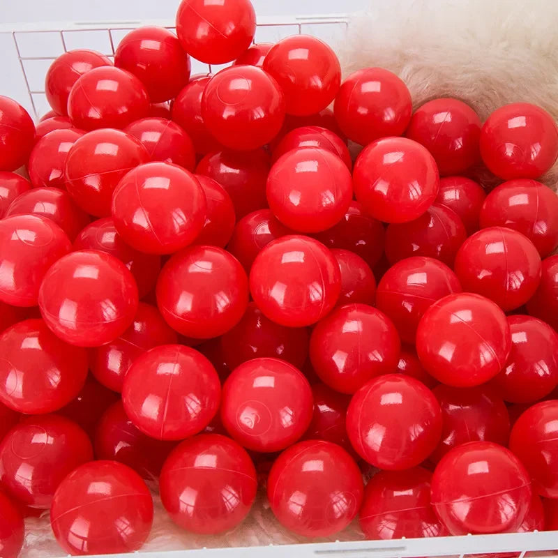 50pcs Colorful Love Star Ocean Balls – Eco-Friendly Plastic Balls for Baby Play Pits & Pools