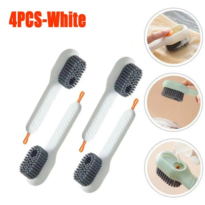 1pc Multi-function Automatic Spot Shoe Brush – Soft Hair Handheld Cleaning Tool
