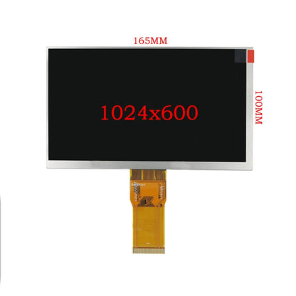 7 Inch 1024*600 Screen Display LCD Monitor Driver Control Board Mini HDMI-Compatible For Lattepanda,Raspberry Pi Banana Pi PC