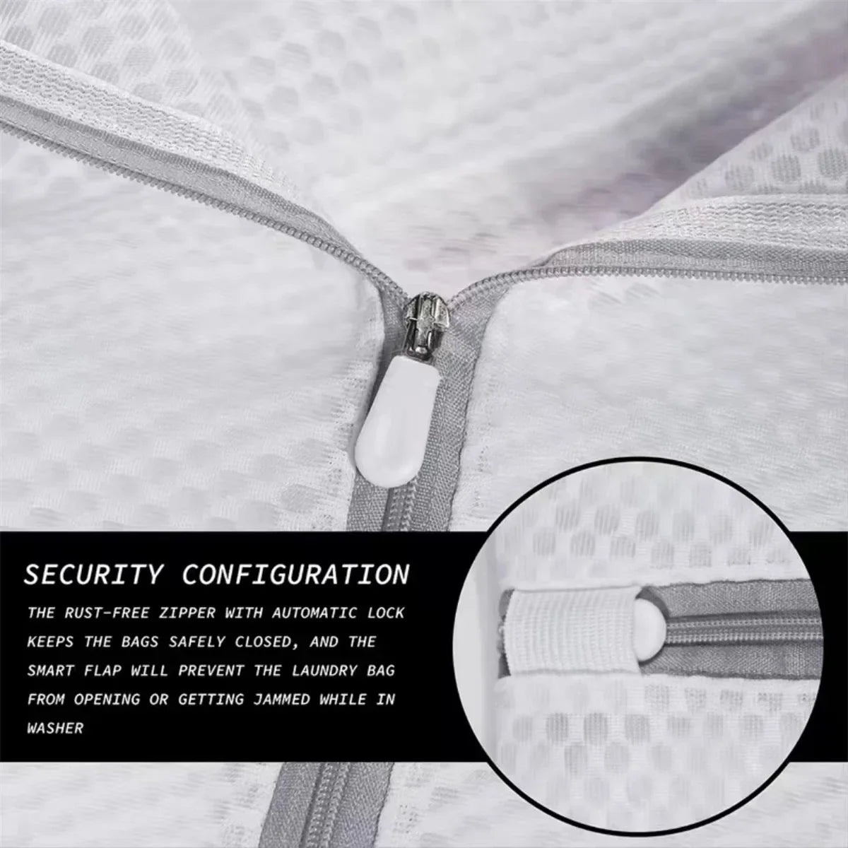 Honeycomb Mesh Laundry Bag – Reusable Wash Bag for Delicates