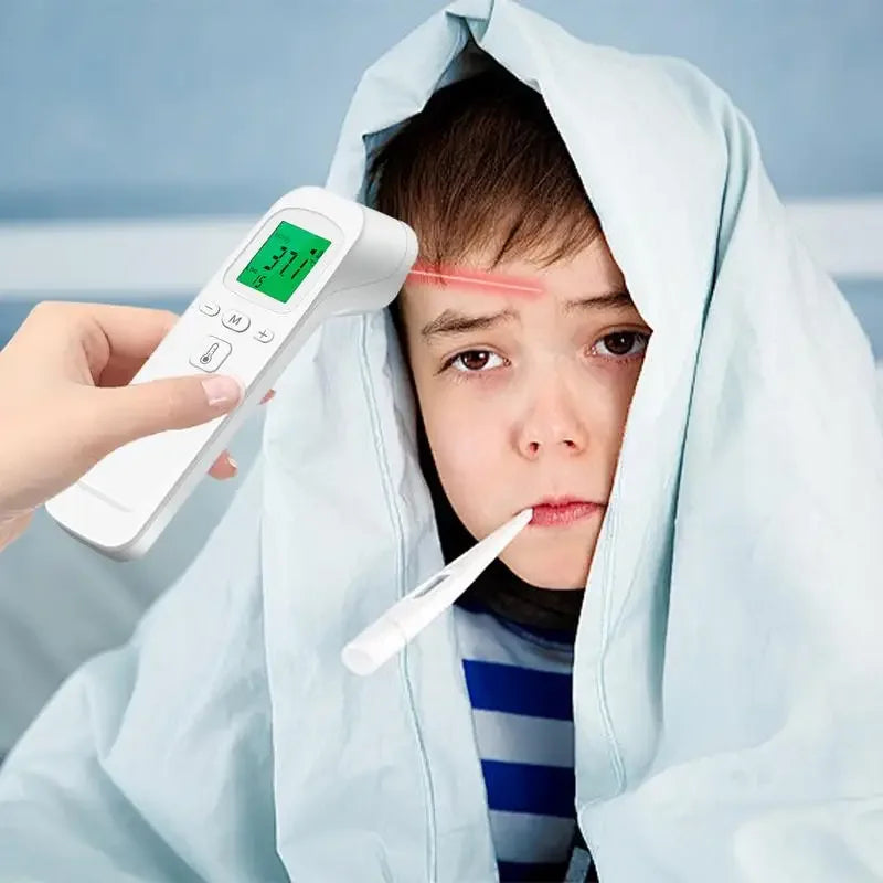 Medical No-Touch Forehead Thermometer – Infrared Digital Temperature Gauge for Adults & Kids Fever Detection