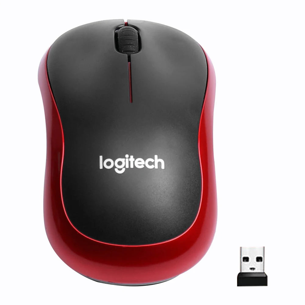 M185 Mini Wireless Mouse Comfortable Portable Mouse Mice 1000DPI Ergonomic Mouse 2.4GHz with USB Mini Receiver for PC//Laptop