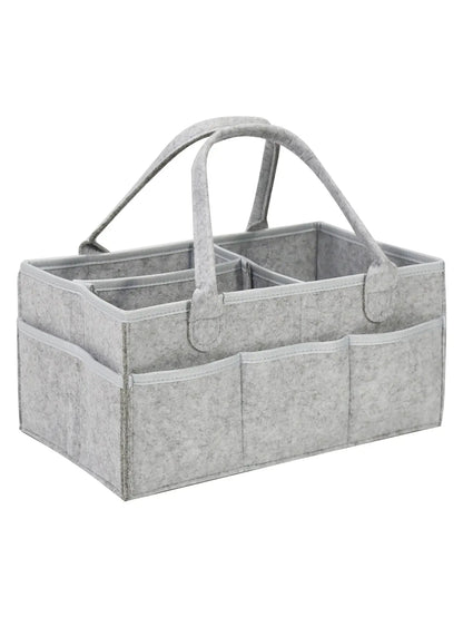 Baby Stroller Organizer Tote Bag – Foldable Portable Diaper Storage with Hanging Design for Moms