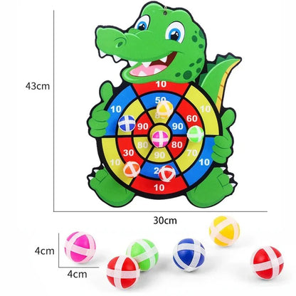 Educational Games Dart Board – Montessori Sticky Ball Toy for Children 3 to 7 Years Indoor Sports & Learning