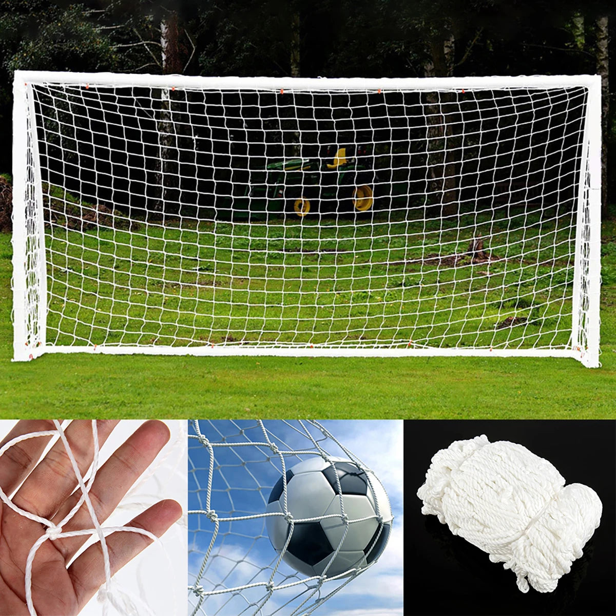 Full-Size Football Net – Soccer Goal Post Net for Junior Sports Training (1.8M–3.6M Options)