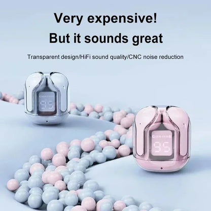CY-T2 Wireless Mini Earbuds – Bluetooth 5.3 TWS Headset with LED Power Display