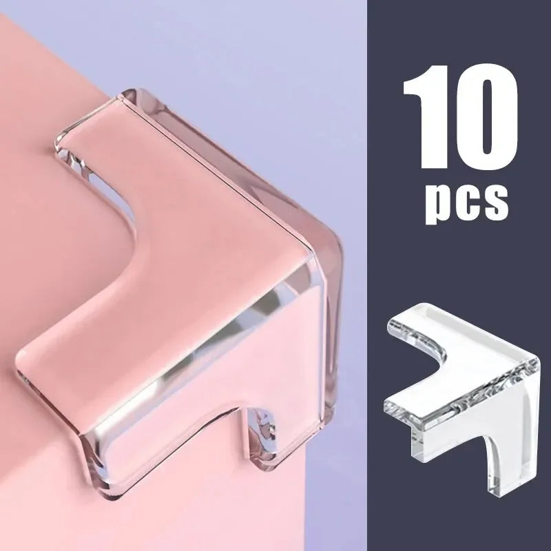 Clear Anti-collision Coffee Table Furniture Corner Protectors Children's Soft Corner Sheathing Living Room Decor  4-10Pcs