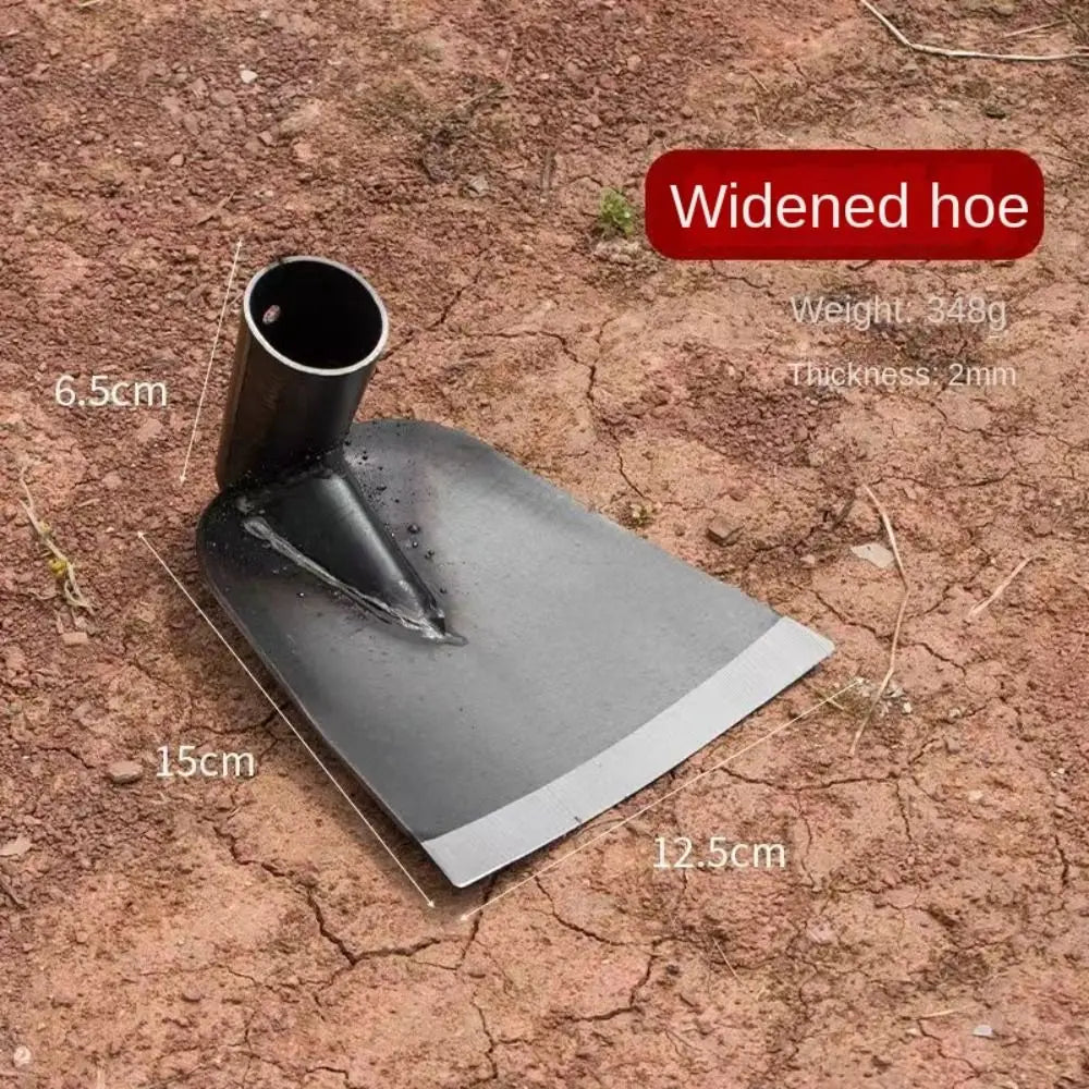 Durable Forged Garden Hoe – Outdoor Weeding Tool for Soil Digging & Planting