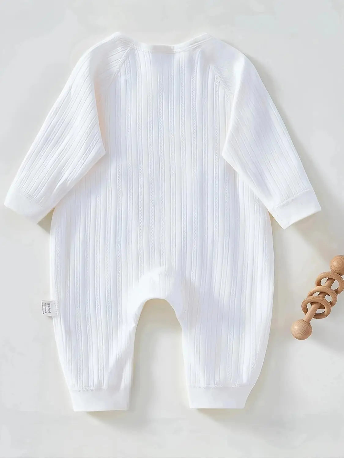 Newborn Boys Girls Cotton Bodysuit – Thickened Winter Onesie for Toddler Home Wear
