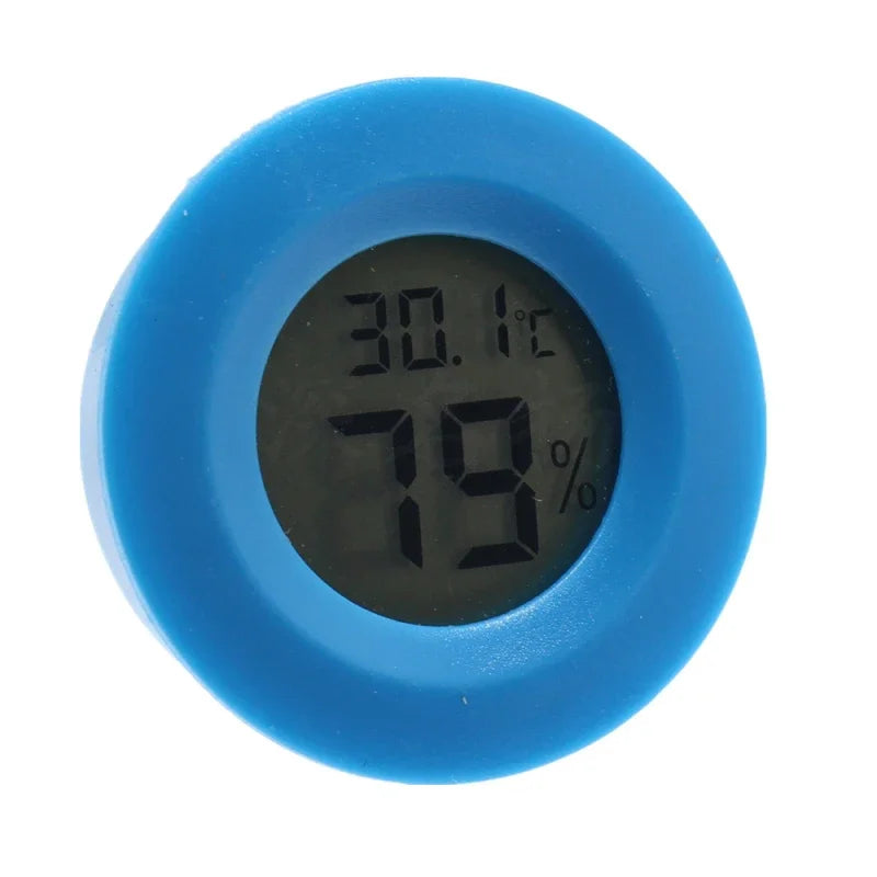Mini Round Electronic Hygrometer – LCD Temperature & Humidity Meter for Indoor Use, Home & Office