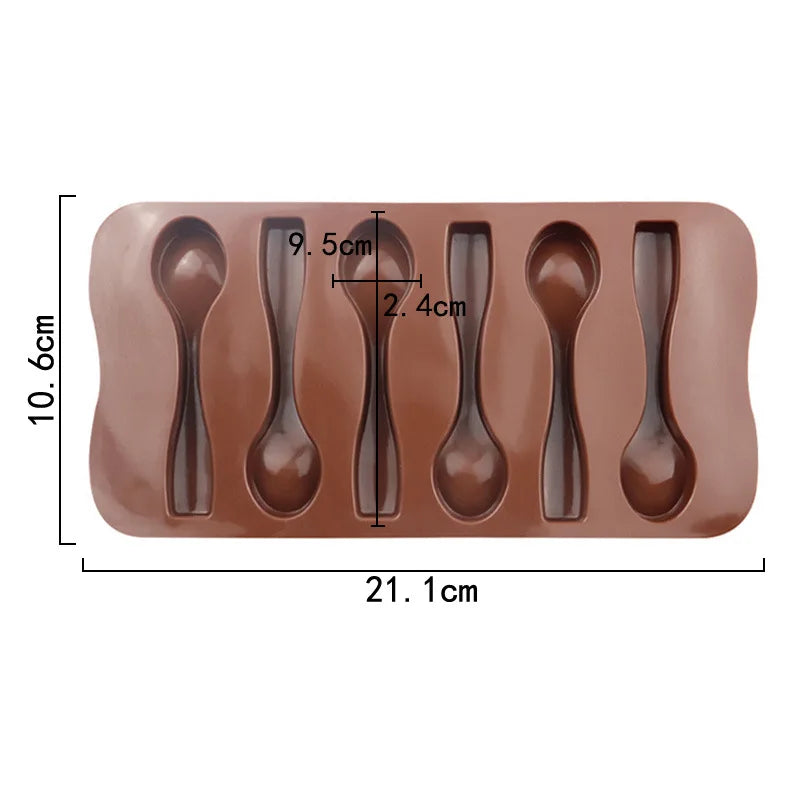 Chocolate Silicone Mold Long Square Plaid Silicone Mold Cake Decorative Mold Chocolate Block Insert Waffle Silicone Mold