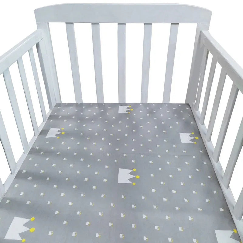 Fitted Bassinet Mattress Cover – Soft Crib Sheet for Newborns (90×50×5cm or 140×70×5cm)