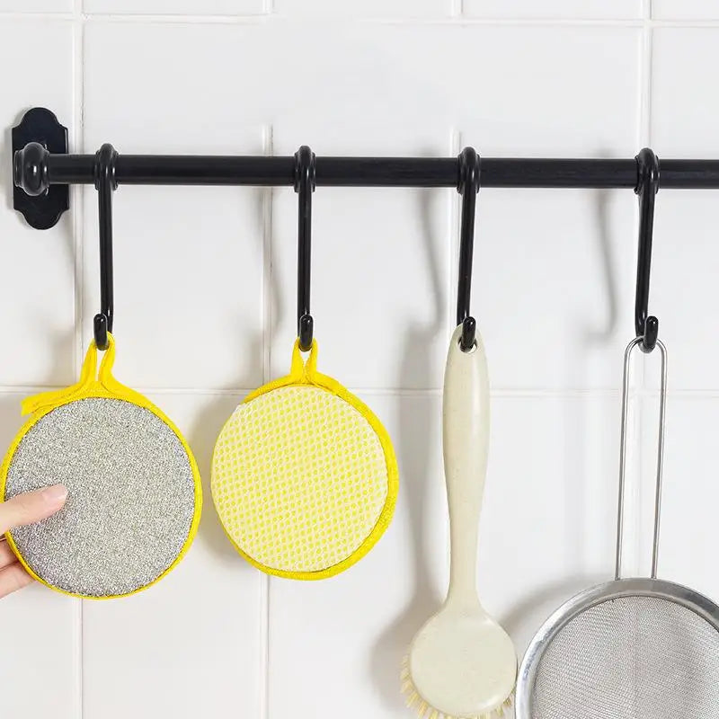Double-Sided Dishwashing Sponge – Reusable Kitchen Scrubber for Pots, Pans & Plates (10/20/50PCS)