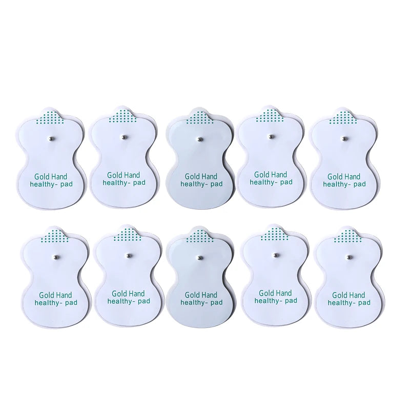 10/20pcs Electrode Pads Reusable Massage Patch – Replacement TENS Electrodes for Digital Therapy Machines