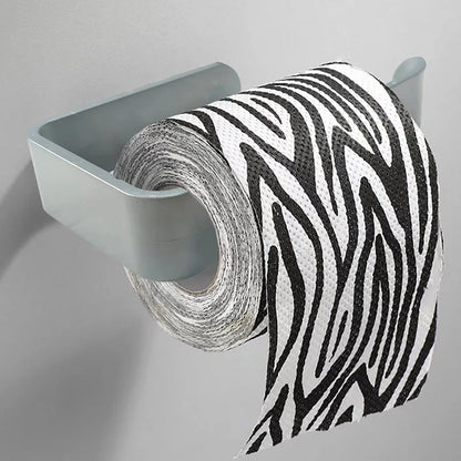 Adhesive Paper Towel Holder – Under Cabinet Tissue Rack for Kitchen & Bathroom Storage