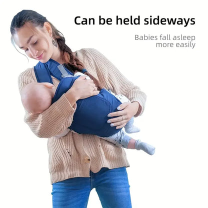 Baby Carrier Sling – Multifunctional Shoulder Baby Carrier with 4 Carrying Methods, All-Season Comfort (Front & Back Positions)
