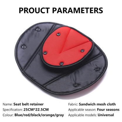 Adjustable Triangle Car Seat Belt Clip – Child Safety Seatbelt Positioner Pad