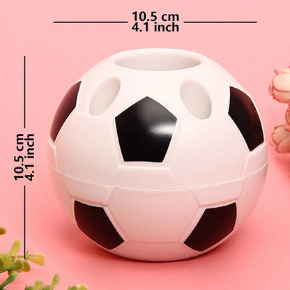 Soccer Ball Pen Holder – Football-Shaped Desktop Organizer for Kids & Students