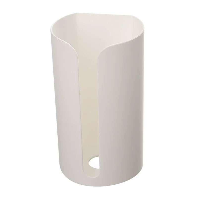 Kitchen Storage Plastic Box with Removable Garbage Bag – Wall-Mounted Organizer for Trash & Recycling