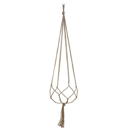 Hanging Basket Plant Handmade Macrame Plant Hanger Flower Pot Planter Hanger Wall Decor Courtyard Garden Hanging Planter