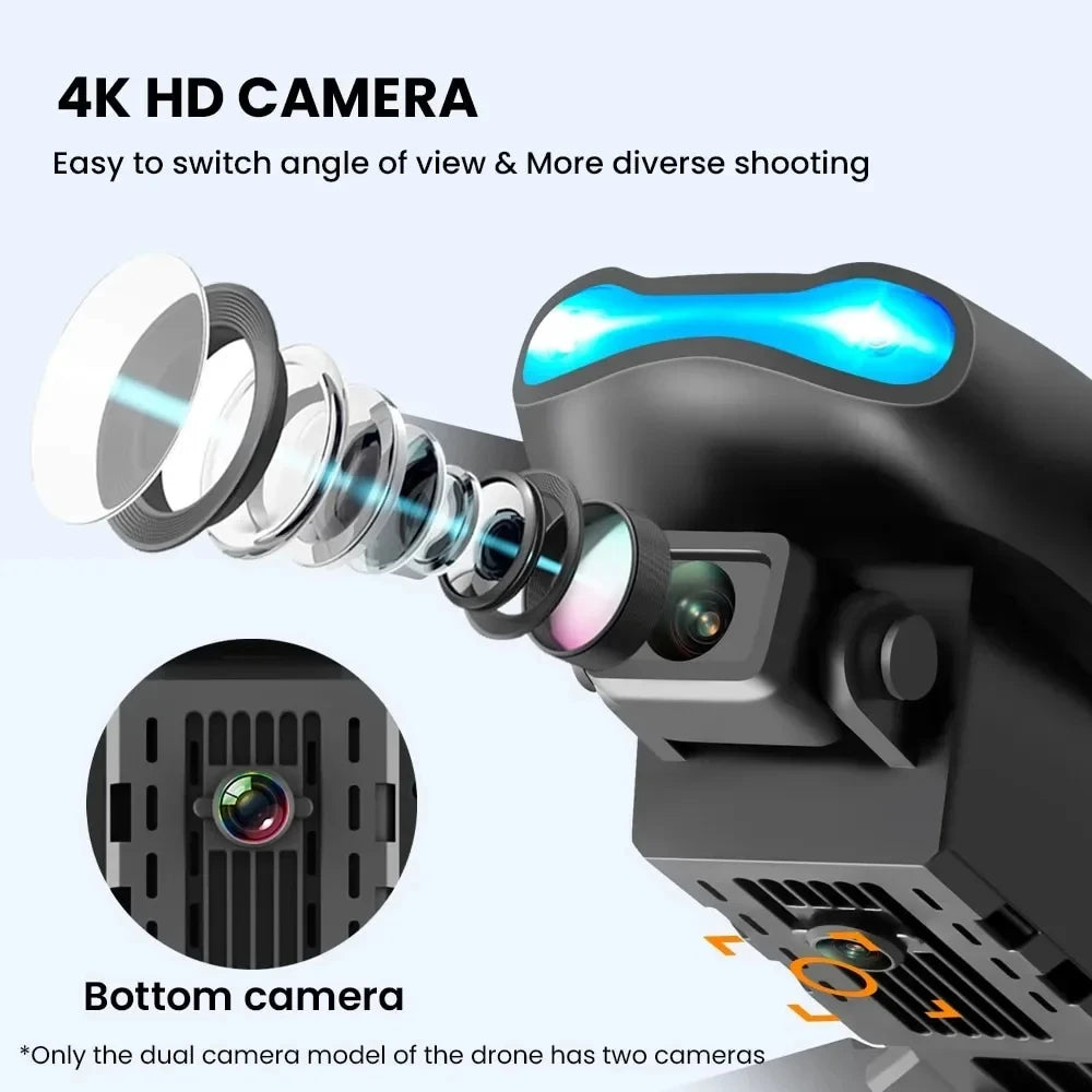 KBDFA E99Pro Drone HD Professional 8K Dual Camera WIFI FPV Quadcopter – Foldable Aerial Photography Drone