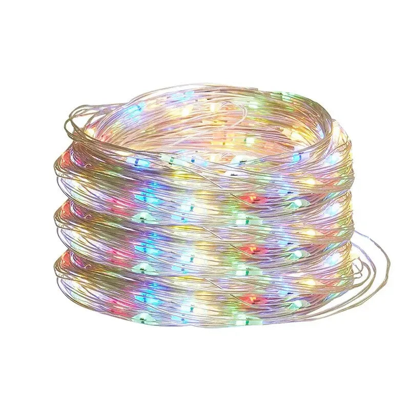USB LED String Light 1M 3M 5M 10M Fairy Christmas Lights Copper Wire Wedding Garland Lights for Christmas Holiday Party Decor